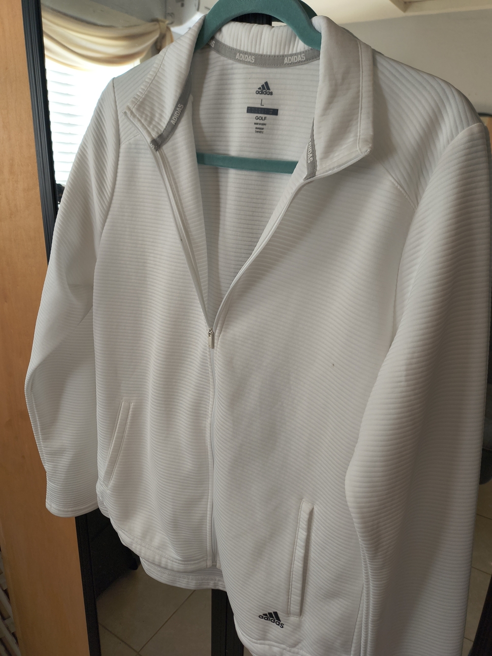 adidas White Women's Full-Zip Jacket